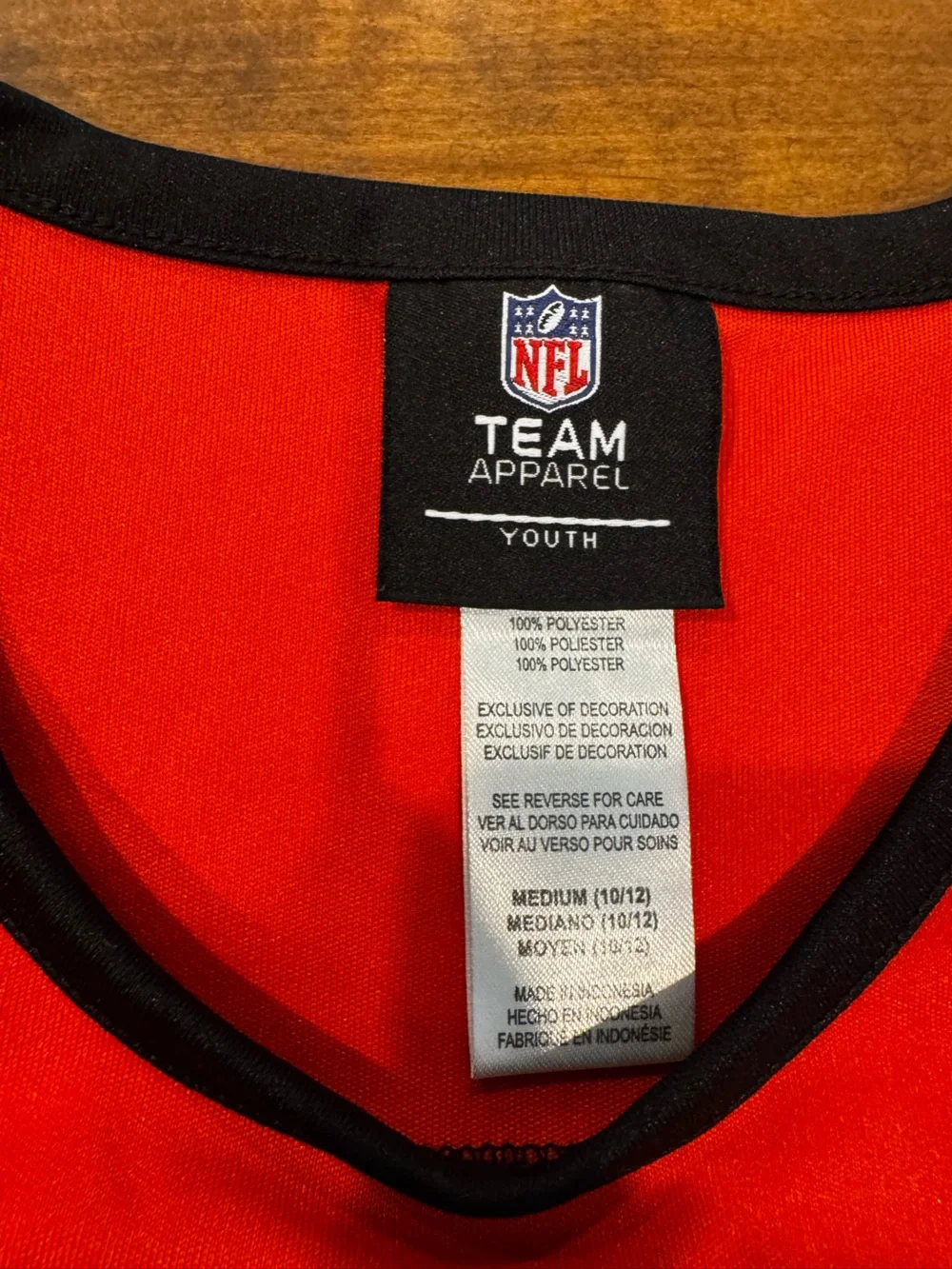 NFL Girls Black & Red Tiger Logo Cheer Tank Top and Skirt Set